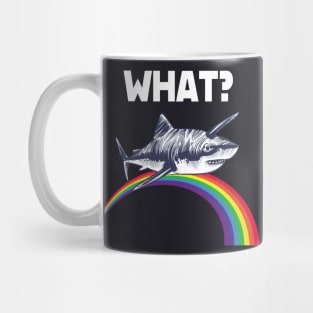 Rainbow Shark Unicorn funny Art Mug